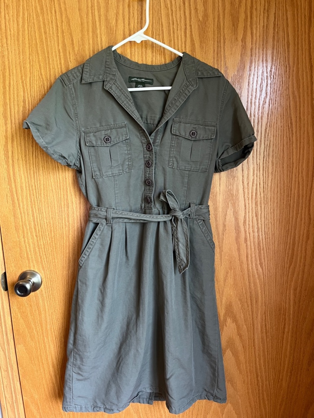 Eddie Bauer Olive Utility Shirt Jacket
